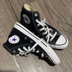 Converse Black and White High-Top Sneakers